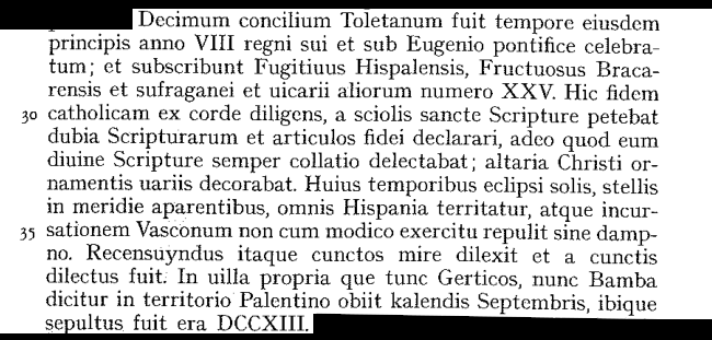 De Rebus Hispaniae, ed. Valverde, p.72