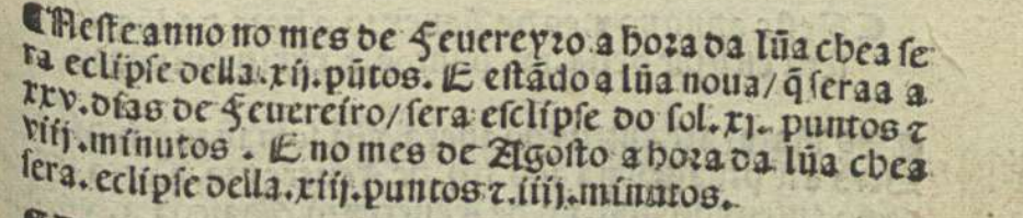 Eclipse 1598, Reportorio... (Valentim Fernandes )