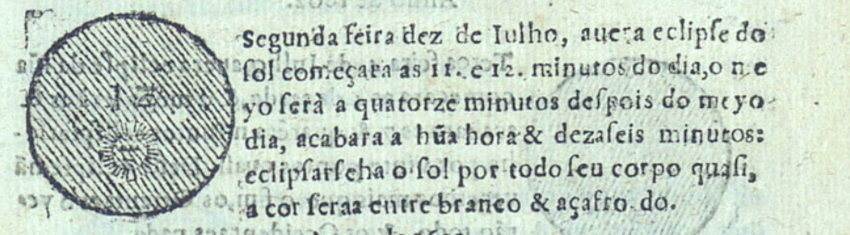 Eclipse de 10 de Julho de 1600 (Avelar)