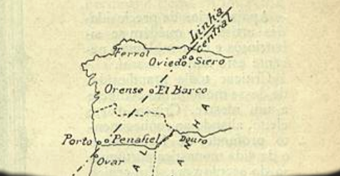 detalhe mapa eclipse 1912 - revista O Occidente