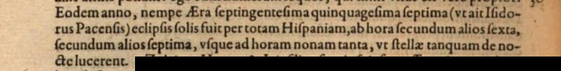 Vasaeus - texto na compilao Rerum Hispanicum, T1, p.582