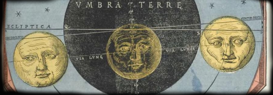 Eclipse lunar - Apianus "Astronomicum Caesareum" (1540)