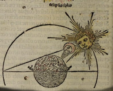 Eclipsis solis - Sphaera mundi 1490