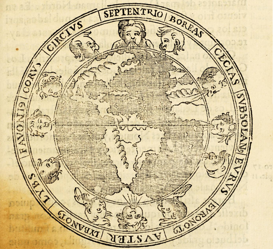 Os Ventos tradicionais - Chronographia_Jer�nomo de Chaves