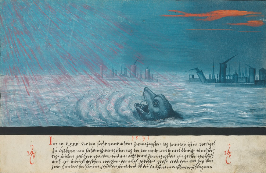 Augsburger Wunderzeichenbuch - sismo 1531